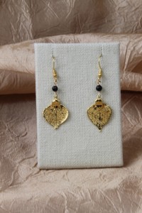 Aspen leaf earrings